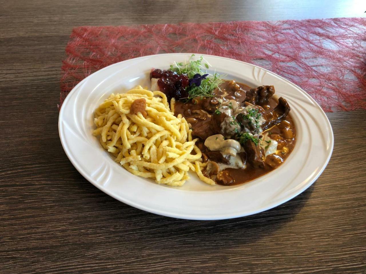 Hotel Cafe Waldeck Wüstenrot Kültér fotó